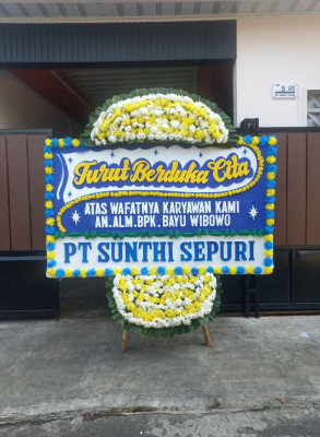 Papan Bunga Duka di Pagaden Barat